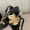 Top Luxe Luxe Merk Vrouwen Zea Sandalen Schoenen!! Elegante Metalen Bloemen Pumps Vierkante Teen Dame Hoge Hakken Zwart Satijn Bruiloft, Feest, Jurk, Avond EU35-41