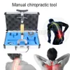 Chiropractic Adjustment Tool Spine 6 Levels 4 Heads Therapy Adjust Vertebration Tools Massager Manual Gun Set 240118
