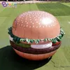 Großhandel 3M Höhe Riesige Werbung Aufblasbare Hamburger Modelle Blow Up Simulation Lebensmittel Luftballons Modelle Für Outdoor-Dekoration Spielzeug Sport