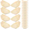 Dinnerware Sets 100 PCS Sushi Boat Sashimi Serving Plate Wooden Disposable Cutlery Bowl Ship Board