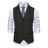 Men's Tank Tops Casual Business Vests Lightweight Waistcoat Slim Fit Suit Vest Jacket With Shoe Lacing Travel For Men Cloth Jackets