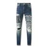 Lila Jeans Designer Herren Jeans Damen Herren Slim Fit Denim Briefdruck Hose Zerrissene Jeans Herren Streetwear Große Größe Hose Jeans 932945834