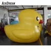 wholesale 8mH 26.2ft Lovely cute Airtight yellow inflatable buoy duck giant PVC rubber ducks for Advertising showing