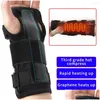 Wrist Support Carpal Tunnel Pads Brace Sprain Forearm Splint Strap Protector For Left And Right Adjustable Tightness Drop Delivery Spo Dhlwr