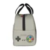 Retro Video Game Turbo Controller Portable Lunch Boxes Multifunktion Gamer Lover Cooler Thermal Food Isolated Lunch Bag Kids 240118