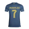 23 24 Al Nassr FC Soccer Jerseys Ronaldo Ghareeeb 2023 2024 Hem Yellow Away Cr7 Gonzalo Mane Talisca Talisca Women Player Version Men Kids Kit Football Shiirt Al-Nassr