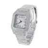 Luxo moissanite diamante relógio gelado relógio masculino designer para relógios masculinos de alta qualidade montre movimento automático relógios orologio. Monte de luxo i18