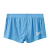 Underpants Men Hollow Out Soft Breathable Solid Color 3D Cutting Ice Silk Mid Waist Elastic Quick Dry Boxers Underwear