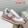 Men Designer Shoe Casual Shoes New Womens Shoes Leather Lace-up Sneaker Lady Platform Running Trainers Thick Soled Woman Gym Sneakers Large Size 34-45 with Box c1