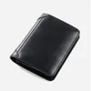 Wallets Men's Genuine Leather Ultra-Thin Short Wallet Fashionable Minimalist Tri-fold Driving License Integrated Top Layer Cowhide Money