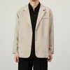 Męskie garnitury mężczyźni solidny kolor klasyczny design blezery mody z długim rękawem jesienna wiosenna kurtka high Quanlity Casual Daily Coat