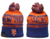 Mets Beanie Sticked New York Hats Sports Team Baseball Football Basketball Beanies Caps Women Men Pom Fashion Winter Top Caps Sport Knit Hatts