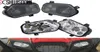 ブラッククロムATVアクセサリーLED LEDライトPolaris RZR XP 900新しいLEDヘッドライトRZR 800プロジェクターヘッドランプ4164139用ATVヘッドライト