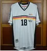 Dünya Kupası 90 92 94 98 88 Almanya Retro Littbararski Ballack Futbol Jersey Klinsmann Rues Matthias Home Shirt Kalkbrenner Bierhoff Vintage Klasik Futbol Kids Kit