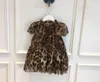 Toddler Baby Girls Leopard Dress kids Clothes Print short sleeve Dresses kids Sundress Summer Outfit8046720