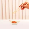 Dinnerware Sets 100 PCS Sushi Boat Sashimi Serving Plate Wooden Disposable Cutlery Bowl Ship Board