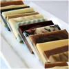 Handmade Soap Hand Cooled Essential Oil Slices Facial Cleansing Bathing Savon Eclaircissante Pour Peau Noir Body Whitening Drop Delive Dhbxm