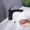 Rubinetti per lavabo da bagno Lavabo grigio pistola e rubinetto freddo Lavabo in rame Drop-in bianco