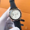 Omeaga Master multifunctional Speed reprint Omg Dsinr Wristwatch Businss m Luxury Mn's g Awatchs Ntlan's Six Ndl Tiin Supr Blt Watch