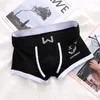 Onderbroek 5 STKS/PARTIJ Boxershorts Mode Mannen Ondergoed Slipje Grappig Katoen Man Boxers Ademend Sexy Sport U Bolle Plus Size