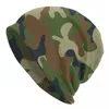 Berets U.S Militair Woodland Camo Patroon Beanie Cap Winter Warm Bonnet Femme Breid Hats Army Tactical Camouflage Skullies Beanies Caps