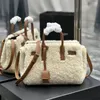 10a lustro wysokiej jakości designerskie kobiety torby jagnięta zamsz podróżne torebki crossbody top caviar cowhide torba na zakupy duża pojemność swobodny vintag