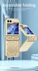 Mechanical Plastic For Samsung Galaxy Z Flip 5 4 3 Flip3 Flip4 Case Clear Hinge Protection Cover