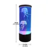 Lampada media per meduse LED che cambia colore decorazione della casa luce notturna Lampada a led in stile acquario per meduse 2010282472021