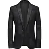 Abiti da uomo 2024 Primavera Autunno Blazer Uomo Moda Casual Abito Cappotto Abito da sposa Giacca adatta abbigliamento formale