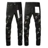 Jeans violets Pantalons en denim Jeans pour hommes Designer Jean Hommes Pantalon noir Haut de gamme Qualité Design droit Rétro Streetwear Pantalon de survêtement décontracté Designers Joggers Pant 94