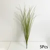 Decorative Flowers 60cm 5Pcs Artificial Onion Grass Simulation Leave Plants Plantas For Living Room Decor Artificiales Para Decoracion