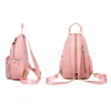 Школьные сумки, маленький женский рюкзак 2024, корейская мода, спортивные мини-рюкзаки, женские черные, синие, розовые, стильная сумка Mochila Coreana Zaino Donna