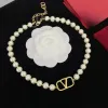 2023 Luxury Master Designs Pearl Necklace, Fashionable Choker Jewelry for Wedding Party Travelostume Jewelry Chokers Halsband