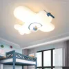 Kroonluchters Kinderkamerverlichting Modern Led-plafond Woonkamer Slaapkamer Dimmen Vliegtuiginterieurverlichting Armatuur