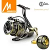 MEREDITH EZGO Anti-zeewater corrosiebehandeling Spinning Visserij-reel 25KG Max Carbon Washer Drag 91BB Zoutwater Visgerei 240119