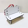 Encantos sublimação em branco impressão simples mdf madeira memorial longo banco cadeira decoração pingente trinket ornamento para árvore de natal