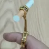 accessori per fumatori smoke shop tubi metallici porta bong anelli spessi clip modello scheletro giunto anello dito tubo bong LL