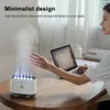 Humidifiers 900ML Cool Mist Humidifier Low Noise Air Humidifier Multifunctional Ultrasonic Humidifier Volume Control for Home Bedroom Office YQ240122