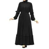 Etniska kläder Konservativa kvinnors Mellanöstern Kvinnor klär fast stämningsansvarig Pullover långärmad daglig Abaya muslimska uppsättningar