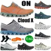 Top Quality shoes X Designer On shoes mens designer sneakers alloy grey white Storm Blue aloe ash rust red low fashion outdoor sneaker wome
