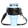 Kreditkortshållare Keyring Pu Leather Portable Water Bottle Holder Carrier Strap 40 oz 30 oz Tumbler With Drinkware Handle