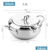 Pans Japanese Deep Frying Pot With A And Lid 304 Stainless Steel Kitchen Tempura Fryer Pan 20 24 Cm Drop Delivery Home Garden Dining B Dhrls