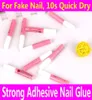 Whole6pcs Colla per unghie Adesivo forte ad asciugatura rapida per False unghie acriliche finte Strass Gemme di bellezza Trucco Gel Nail Art Tips Cura4516847