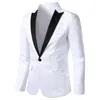 Costumes pour hommes costume manteau formel fente arrière simple bouton Blazer hommes hommes veste mince pour la rencontre