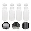 Vattenflaskor 10 st Juice Bottle Milk Child Glass Container med lock Favor Jar Drink Storage