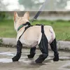 Vestuário para cães Botas de chuva para animais de estimação Botas impermeáveis sapatos protetores duráveis e robustos