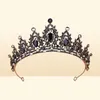 Luxury Headpieces Wedding Bridal Hair Accessories in Stock Bridal Crown Beaded Headdress Vintage Gold Black Diamond Halloween Part5605956