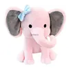 Plush Dolls Comfort Sleeping Elephant Doll Pink Grey Elephant Plush Toy for Children Birthday Gifts Holiday Gifts