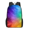 Bags Fashion Art Rainbow Print School Bags for Teenager Girls Boys Children Bookbags Student Daily Storage Backpacks Travel Rucksacks