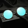 Круглые поляризационные солнцезащитные очки в стиле ретро в стиле панк для мужчин и женщин, брендовые дизайнерские солнцезащитные очки в металлической оправе, солнцезащитные очки высокого качества UV400 230920